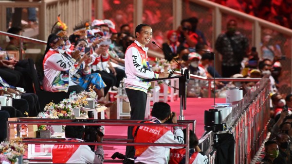 Presiden Joko Widodo resmi membuka PON XX Papua-1633199162