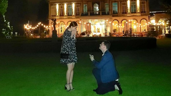 Gracia Indri saat dilamar Jefri (Instagram)-1636349745