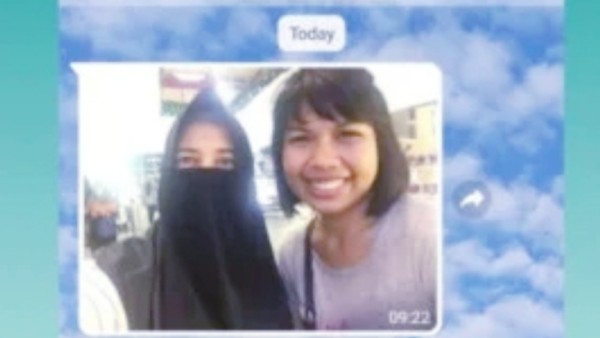 Lidya Kandou nampak memakai cadar. (net)-1636345409