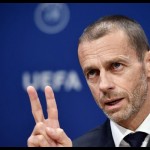 Presiden UEFA Aleksander Ceferin. ANTARA/AFP/Fabrice Coffrini/aa. (AFP/FABRICE COFFRINI)-1674696577