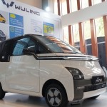 Wuling Air ev pada ajang IEMS 2023. (ANTARA/HO/Wuling Motors)-1695270061