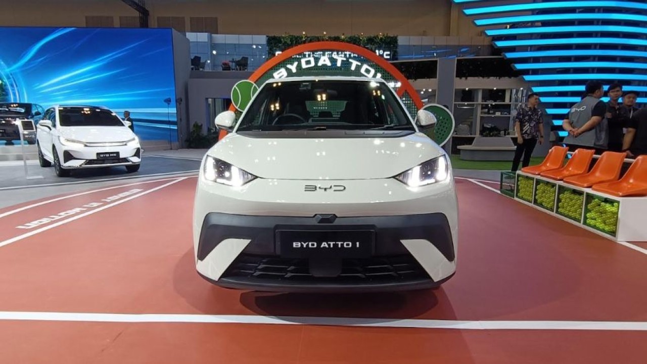 Mobil listrik BYD ATTO 1. (Foto: Adiantoro/NTV)