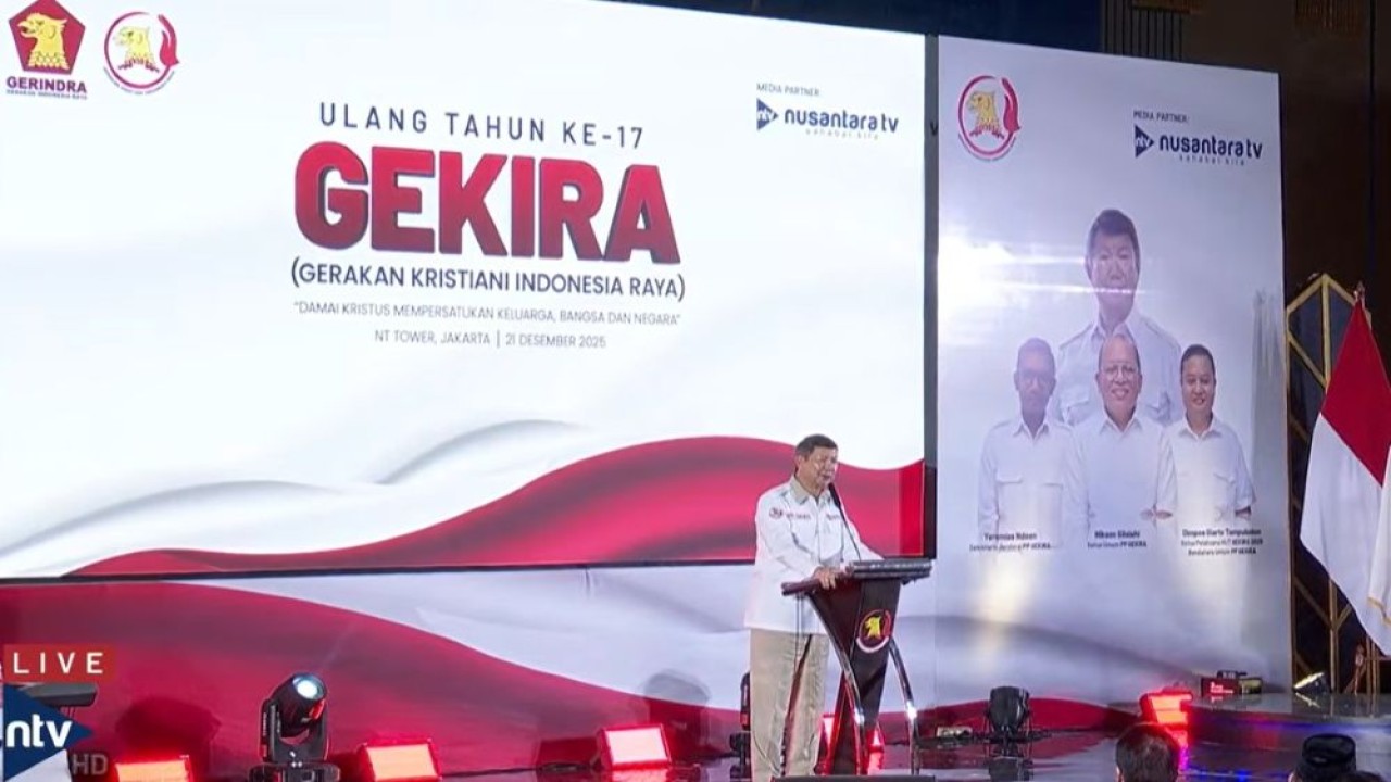 Ketua Dewan Pembina Gerakan Kristiani Indonesia Raya (GEKIRA), Hashim Djojohadikusumo.