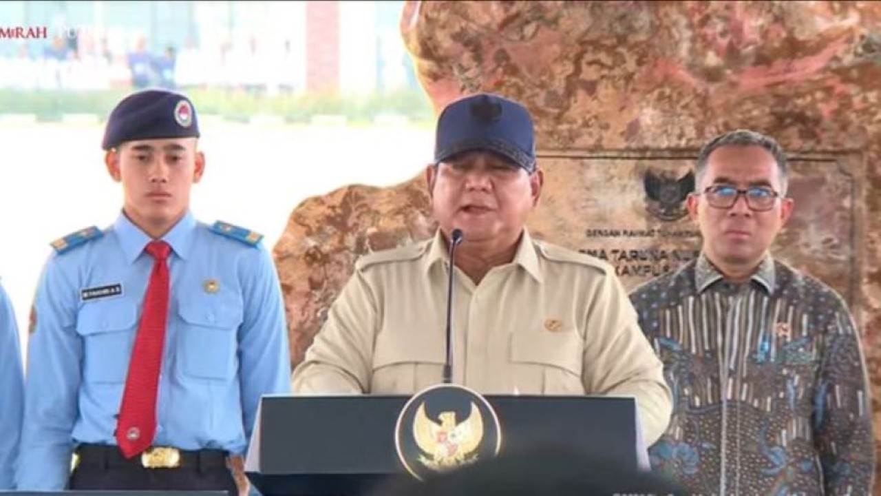 Prabowo Subianto di Sekolah Garuda Malang Jawa Timur (Istimewa)