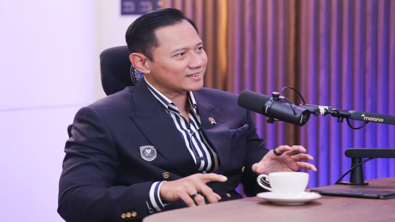 Kementerian Koordinator Bidang Infrastruktur dan Pembangunan Kewilayahan yang di pimpin Agus Harimurti Yudhoyono (AHY) meluncurkan Podcast InfraMe sebagai ruang komunikasi yang lebih terbuka, dialogis, dan partisipatif dalam mengawal pembangunan nasional. (Istimewa)