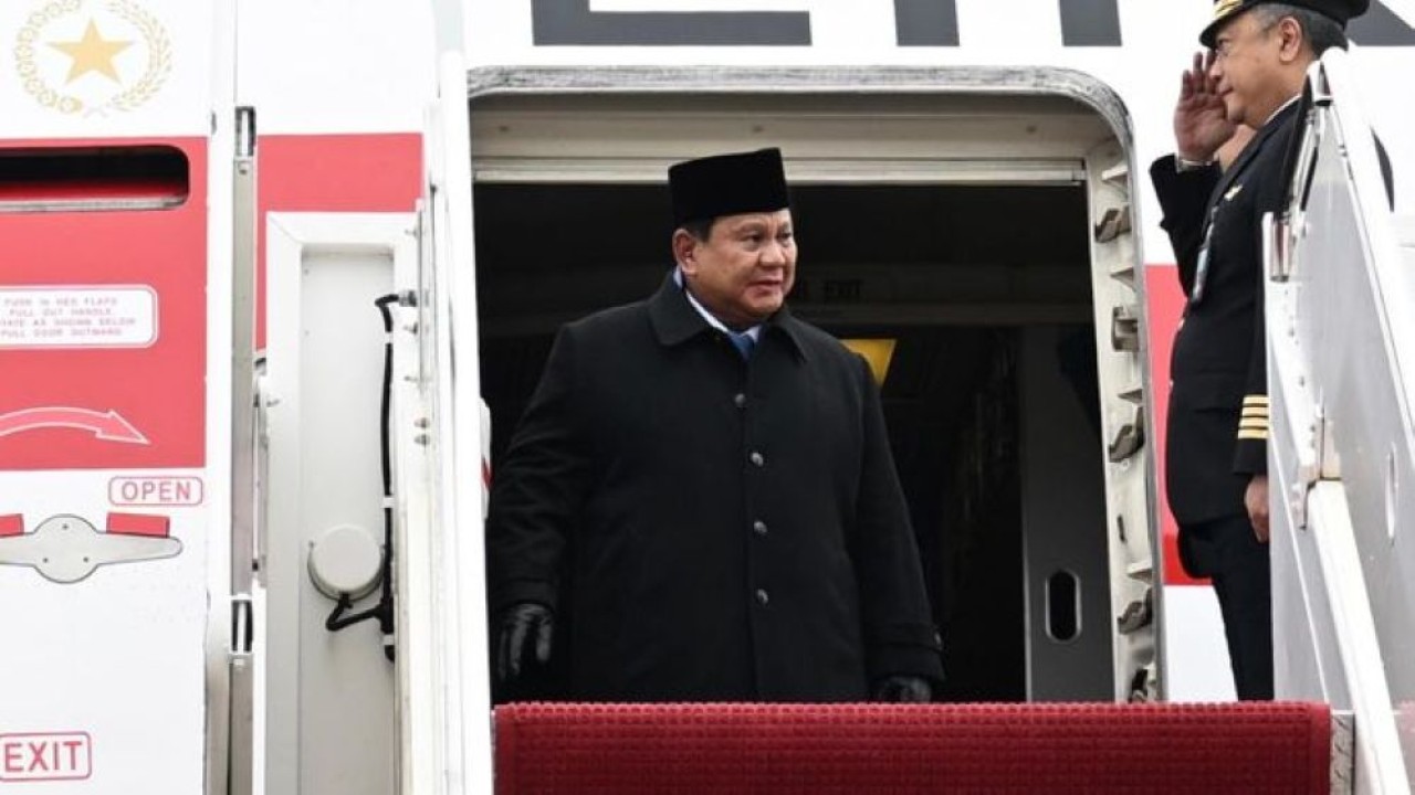 Presiden Republik Indonesia Prabowo Subianto tiba di Amerika Serikat (AS). (Foto: Istimewa/Sekretariat Presiden)