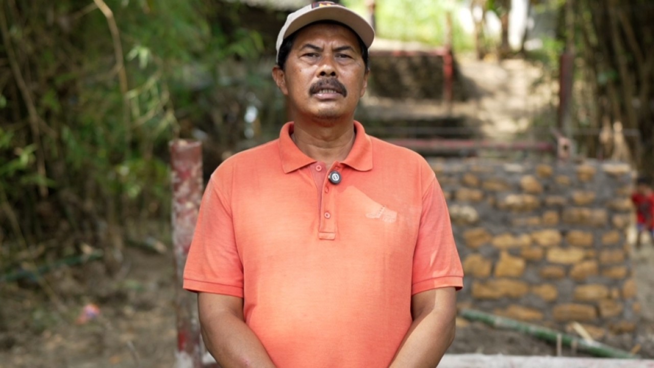 Warga Desa Pilangrejo, Kecamatan Juwangi, Kabupaten Boyolali, Jawa Tengah segera memiliki jembatan beton yang lebih kokoh dan permanen. (Bakom)