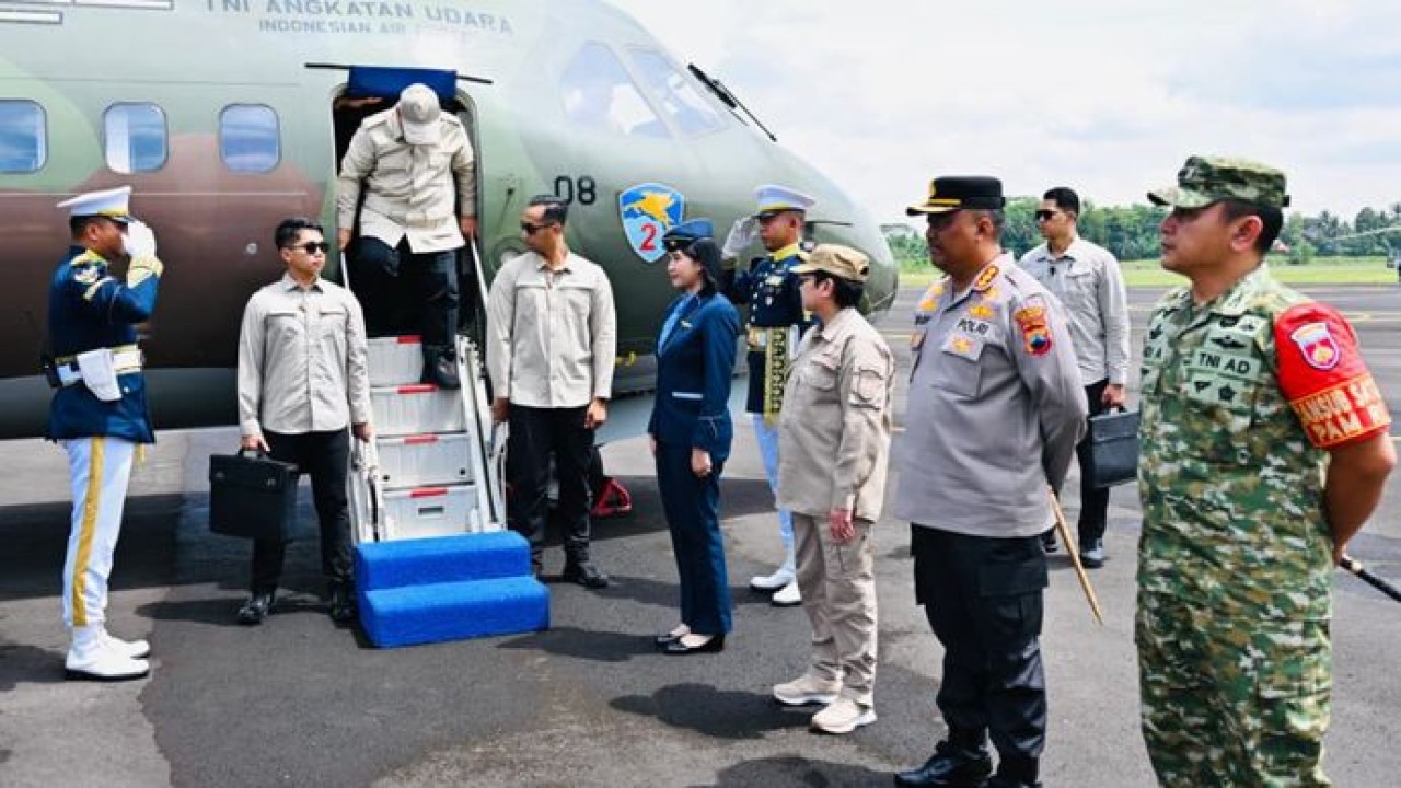Prabowo Subianto melakukan kunjungan kerja ke Provinsi Jawa Tengah pada Selasa, 28 April 2026 (Sekretariat Presiden)
