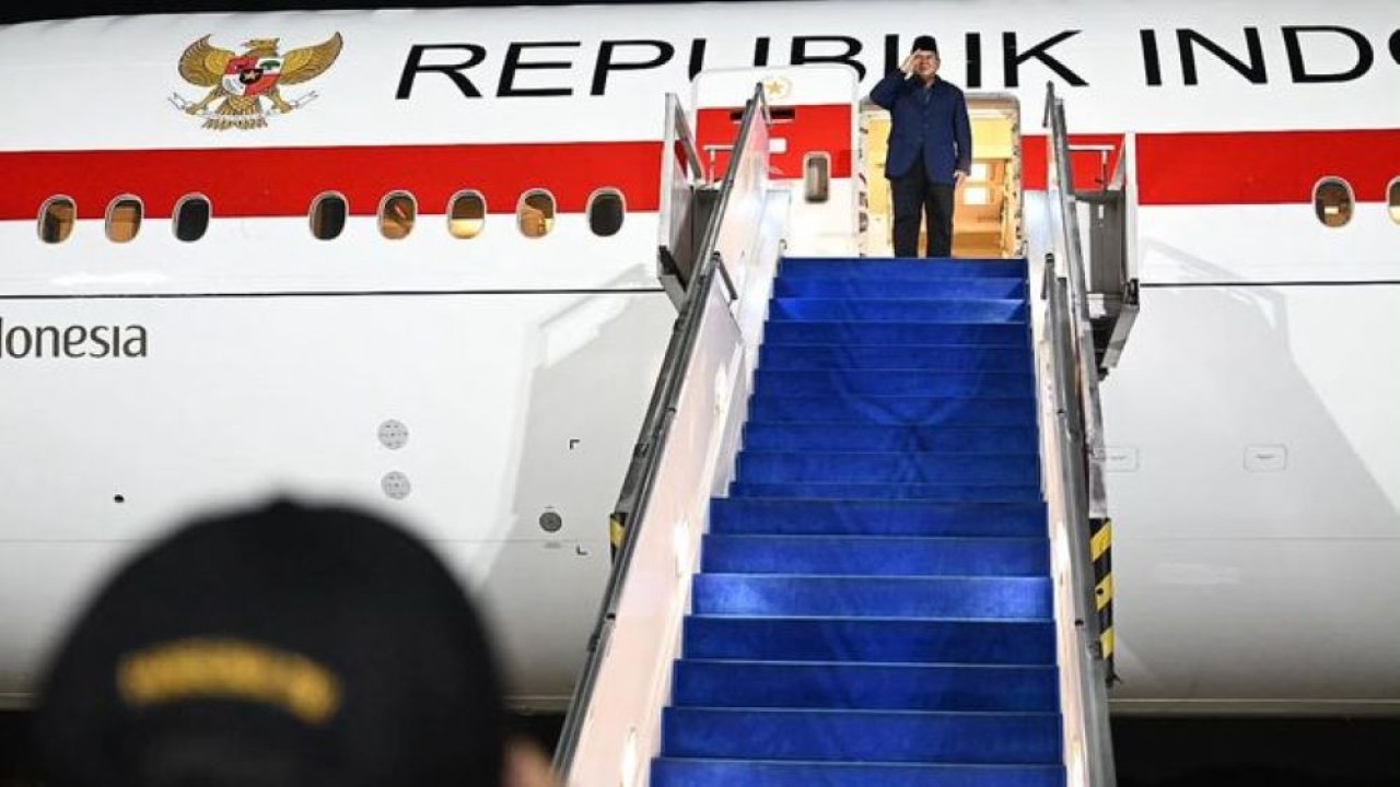 Presiden Prabowo Subianto bertolak menuju Moskow, Federasi Rusia. (Foto: Istimewa)