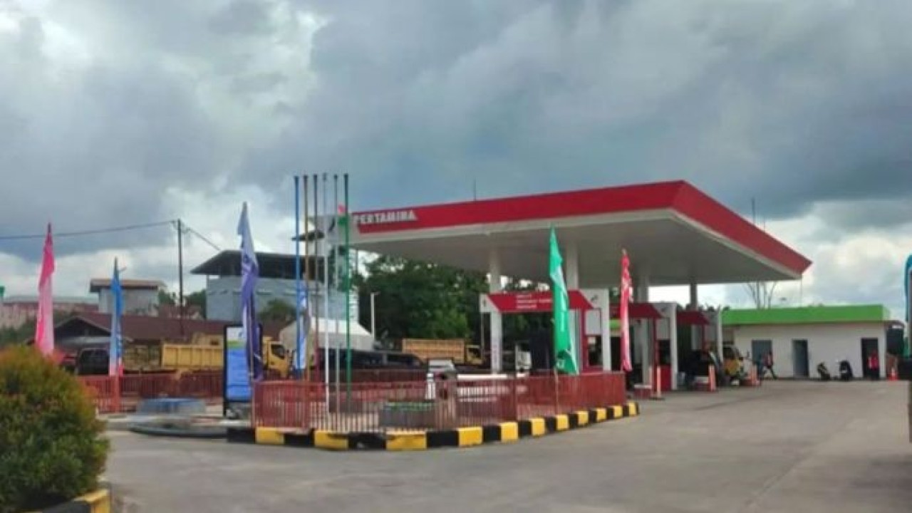 Arsip - Stasiun Pengisian Bahan Bakar Umum (SPBU) Pertamina di Tanjung Selor, Kalimantan Utara (Kaltara). (ANTARA/HO-PT Pertamina Patra Niaga Regional Kalimantan (Antara)