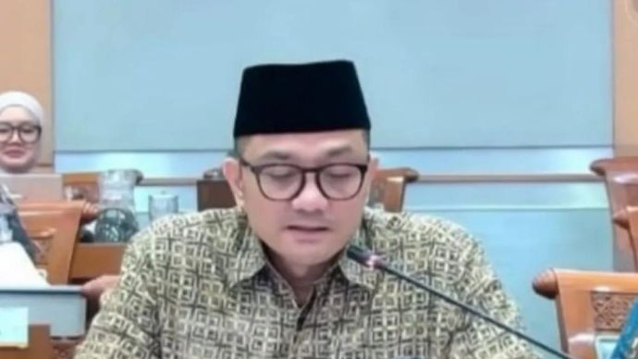 Tangkapan layar- Kepala Badan Pelaksana BPKH Fadlul Imansyah dalam rapat dengar pendapat bersama Komisi VIII DPR RI di Jakarta, Selasa, 23 Januari 2026 (ANTARA)