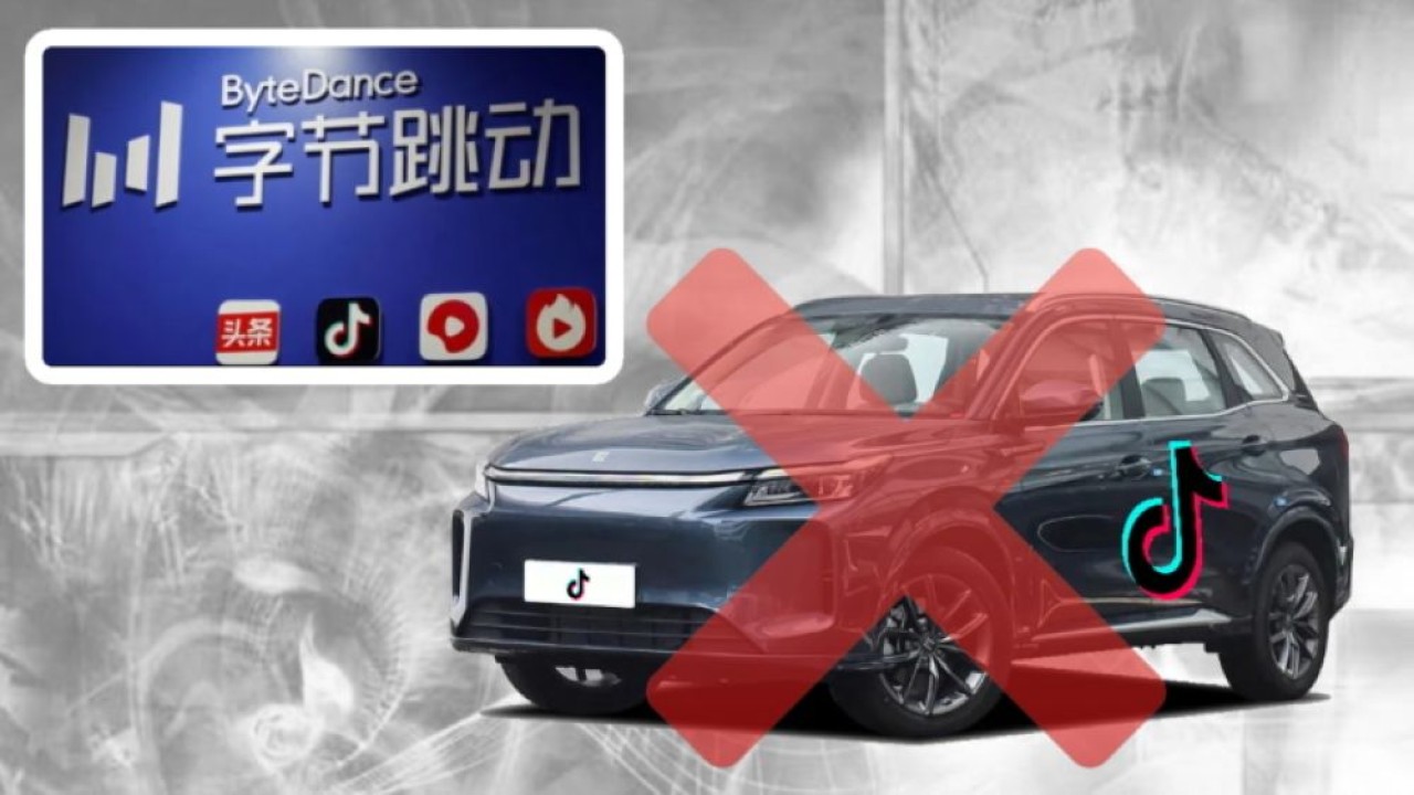 ByteDance membantah proyek "Mobil TikTok". (Foto: Istimewa via CarNewsChina)