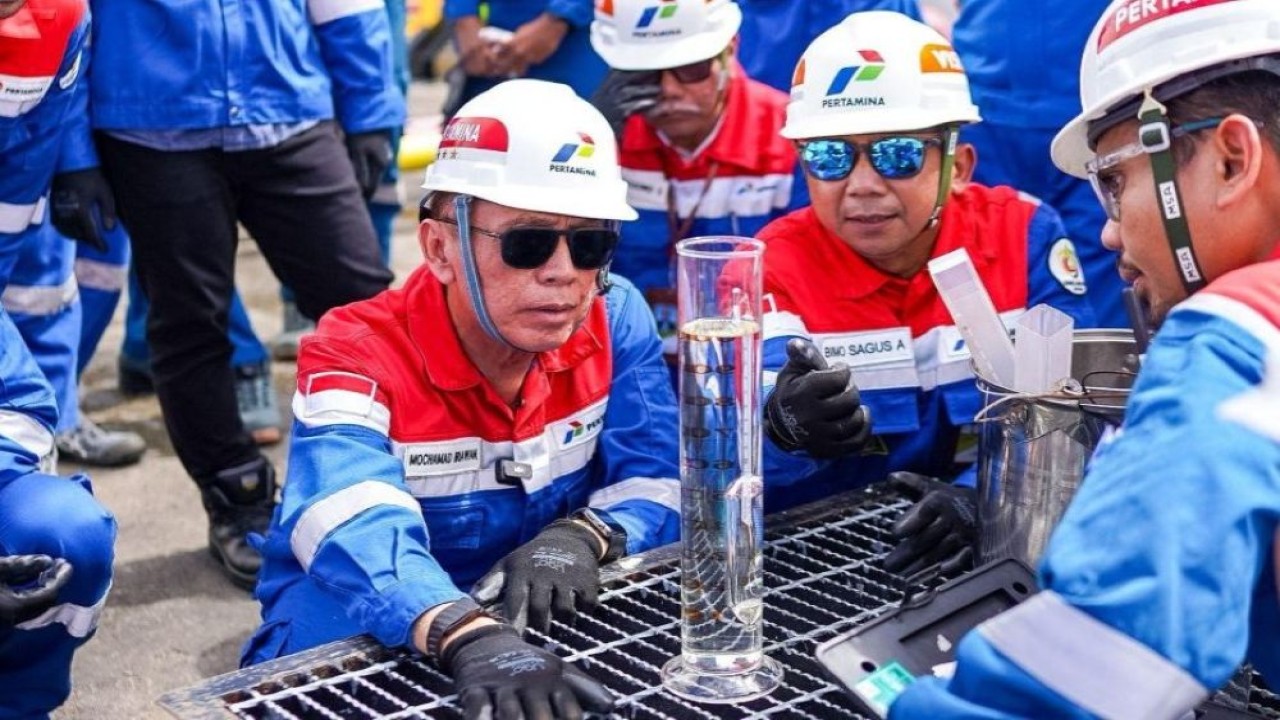 Komisaris Utama PT Pertamina (Persero), Mochamad Iriawan, melakukan Management Walkthrough (MWT) atau kunjungan kerja mendadak ke Aviation Fuel Terminal (AFT) Ngurah Rai, Bali, pada Sabtu pagi (13/6/2026). (Foto: Dok/Istimewa)