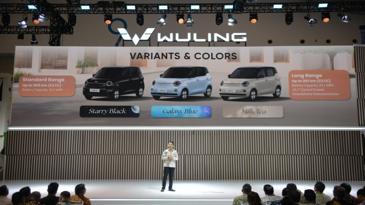 Debut Wuling Aira ev dilakukan pada ajang GIIAS 2026. (Foto: Dok/Istimewa/Wuling Motors)