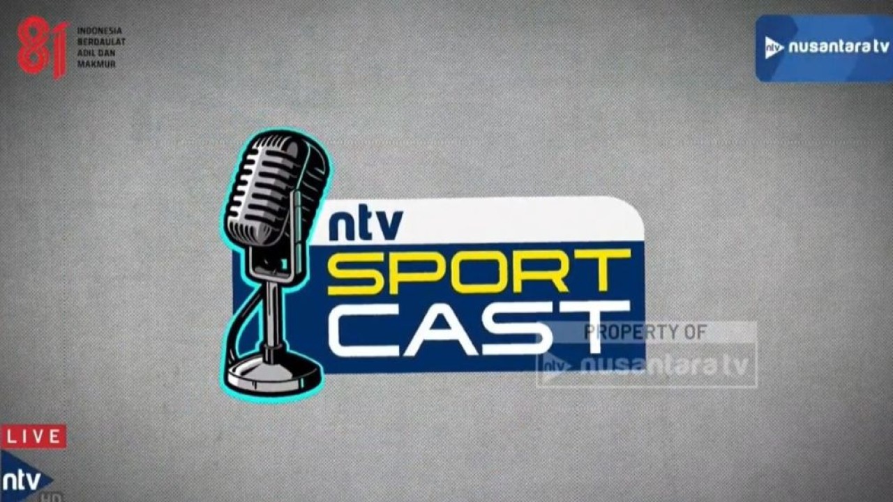 Program "Sport Cast" tayang setiap Jumat pukul 20.30 WIB.