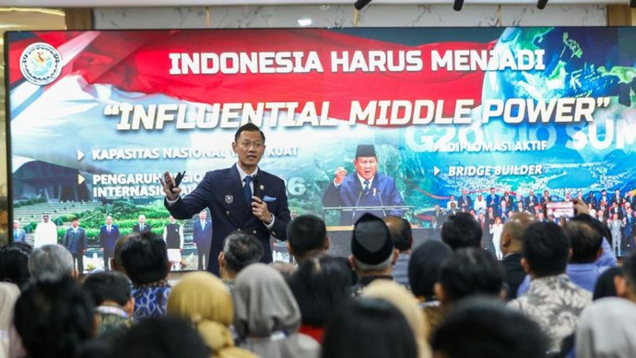 Menko AHY: Indonesia Harus Jadi Influential Middle Power, Bukan Terjebak Rivalitas Kekuatan Besar