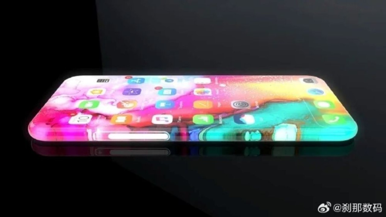 Desain konsep untuk iPhone masa depan. (Foto: Instant Digital via Weibo)