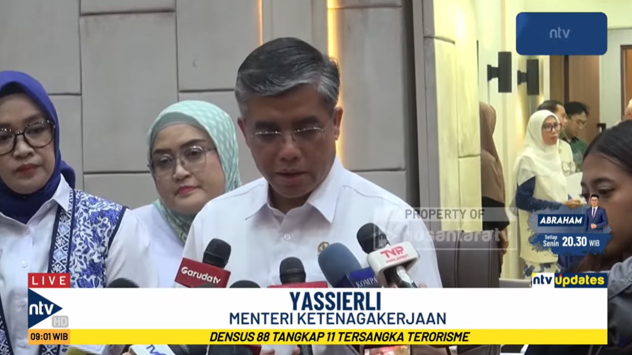 Menteri Ketenagakerjaan Yassierli memberikan apresiasi tinggi kepada DPR karena menjadikan RUU Perlindungan Ketenagakerjaan sebagai Undang-undang.