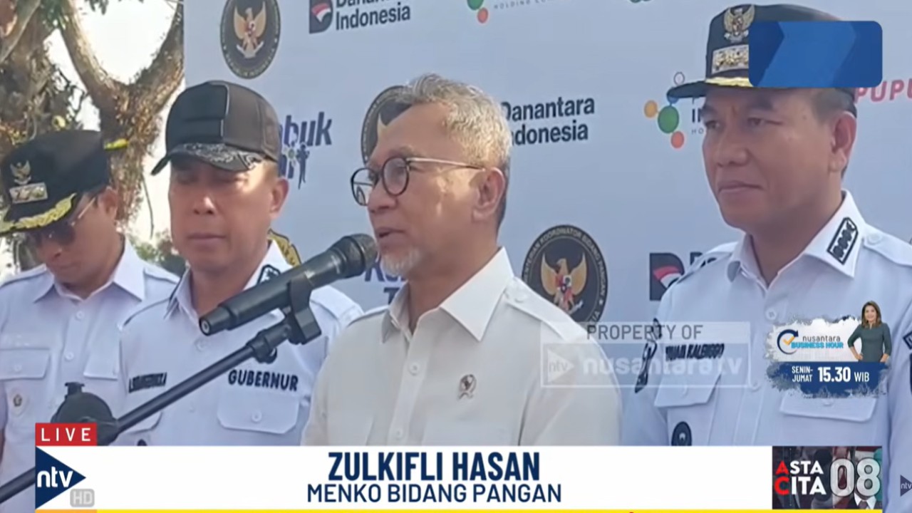 Menteri Koordinator Pangan Zulkifli Hasan